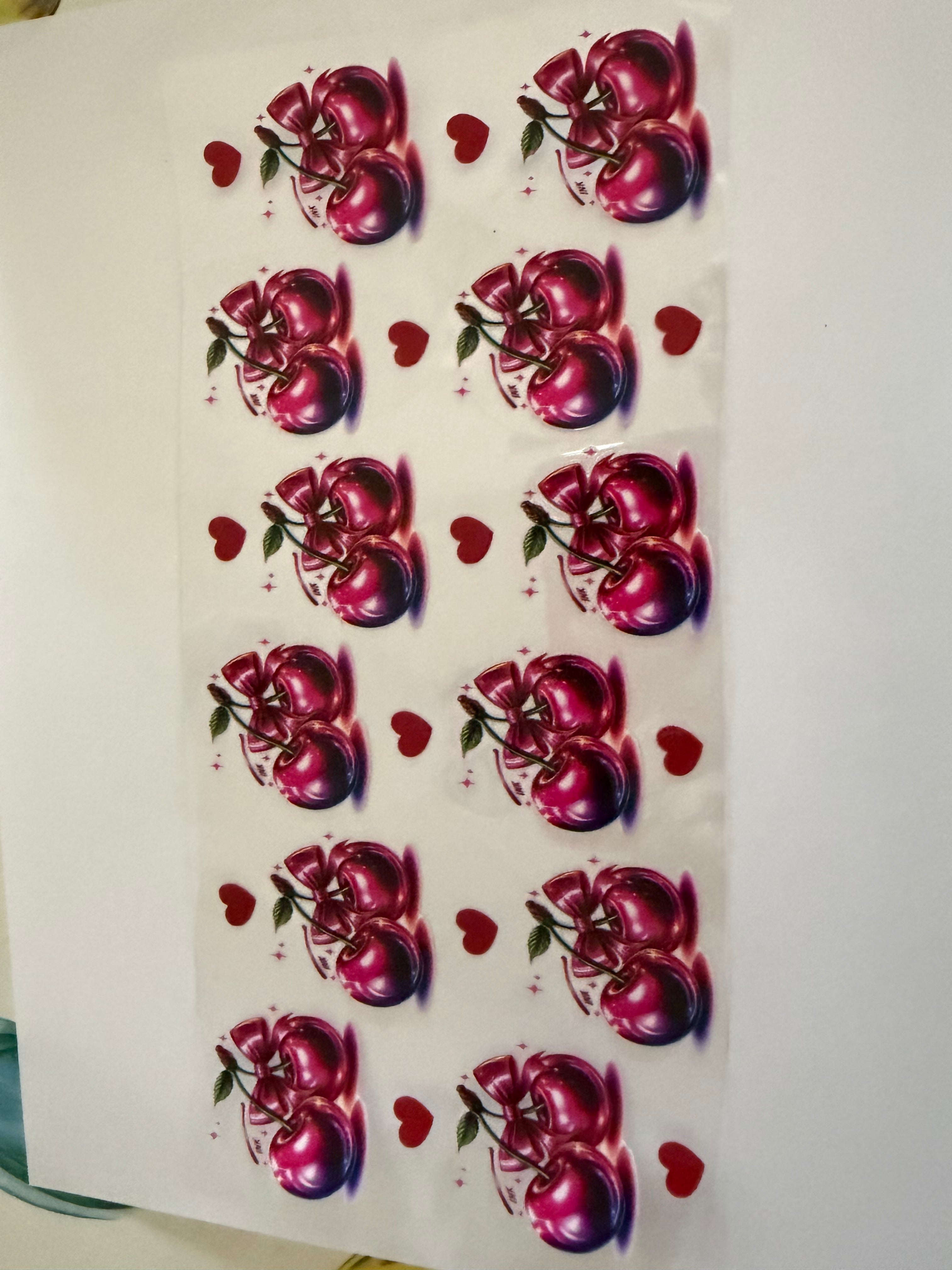 Cherry’s and strawberry 3