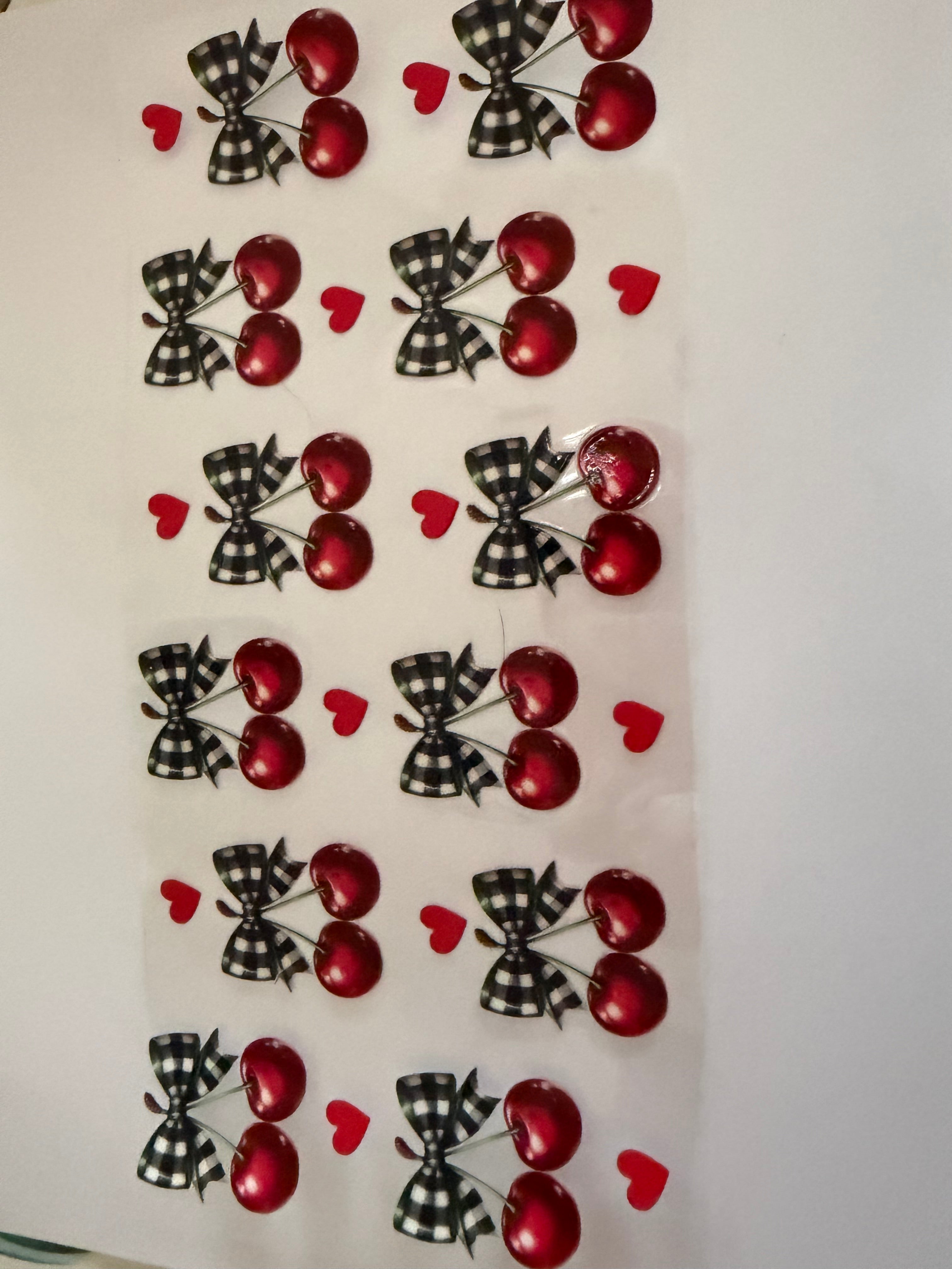 Cherry’s and strawberry 4