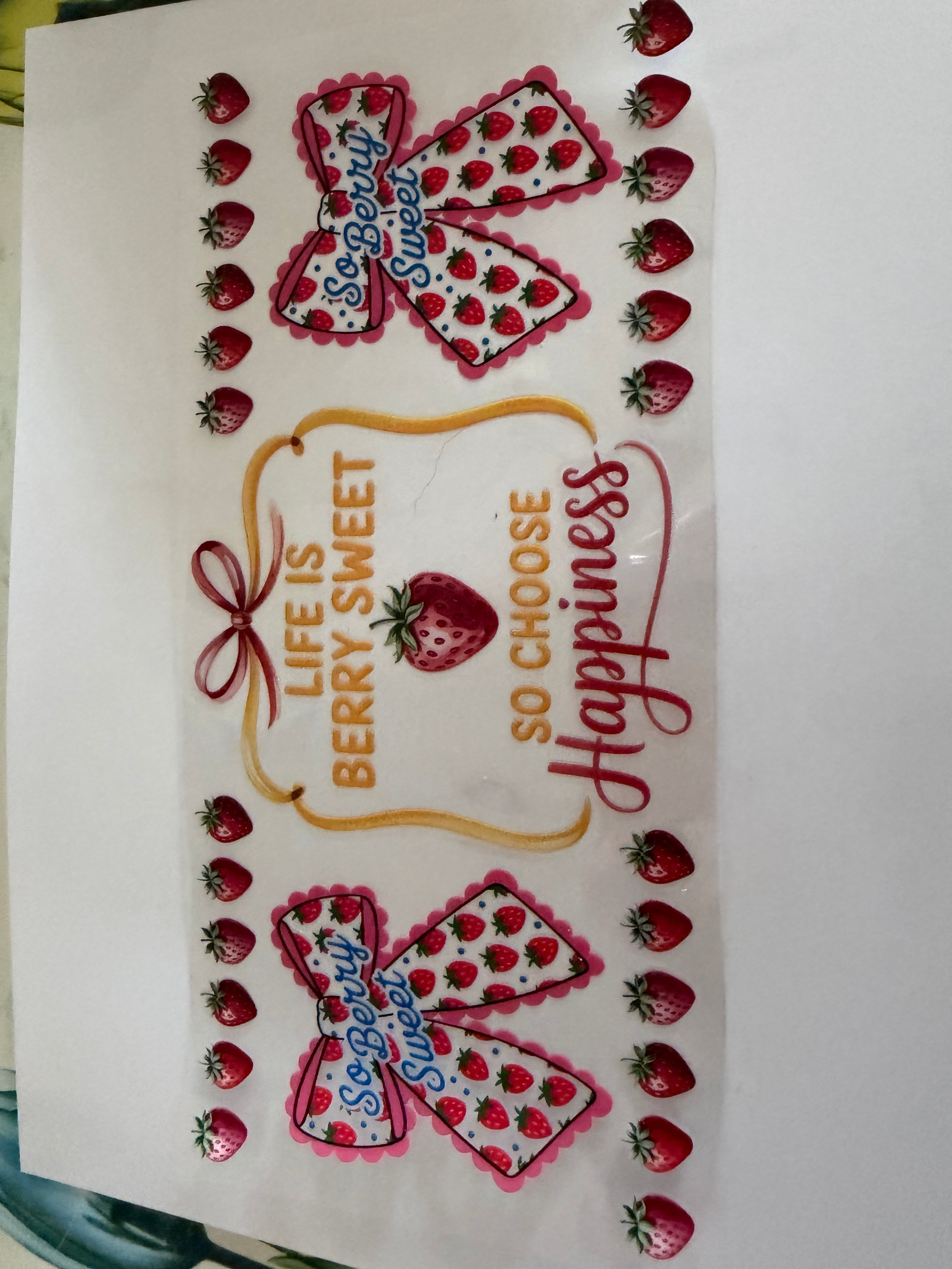Cherry’s and strawberry 7
