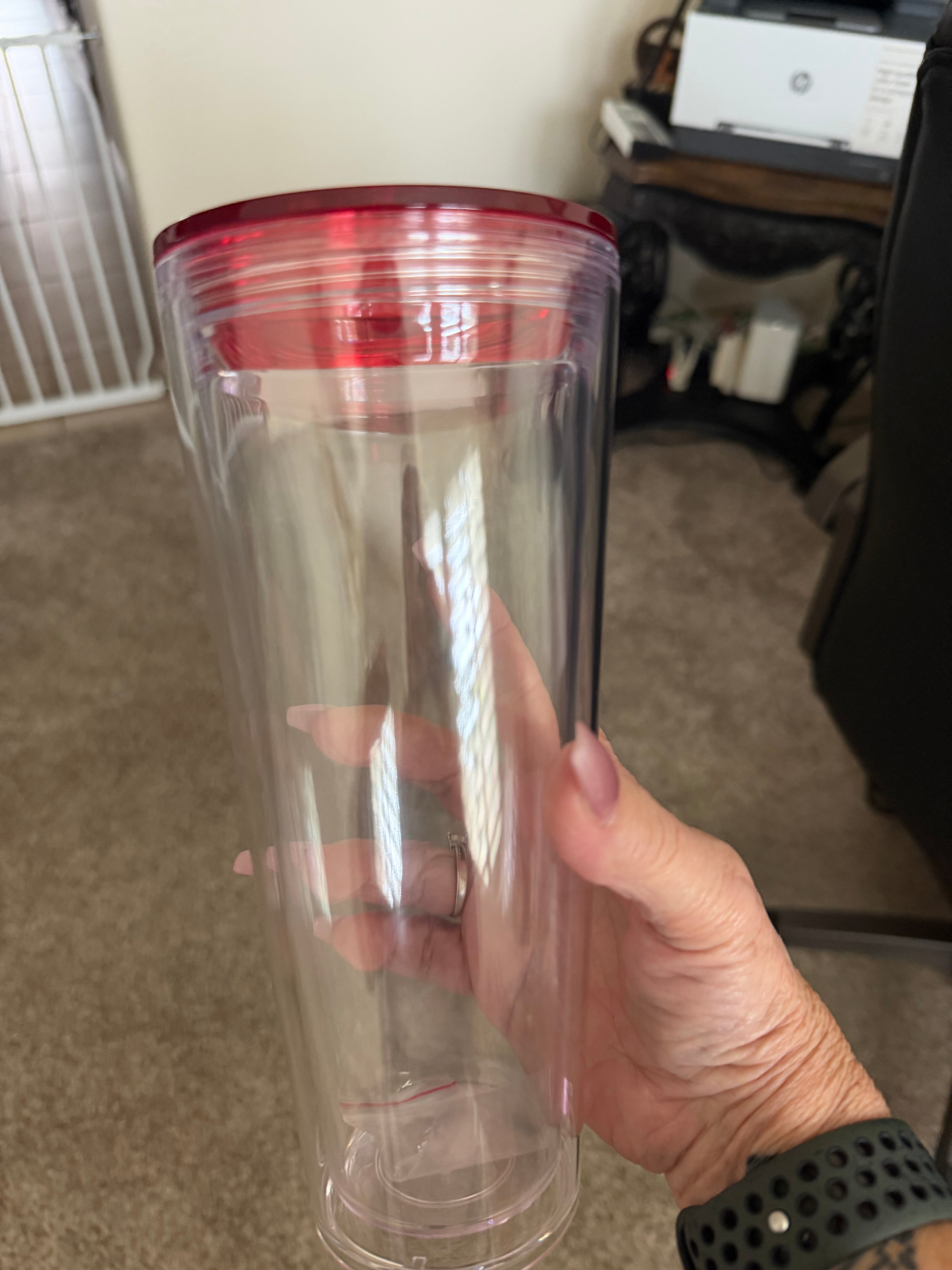 24 oz Red lid
