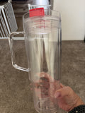 40 oz Red lid