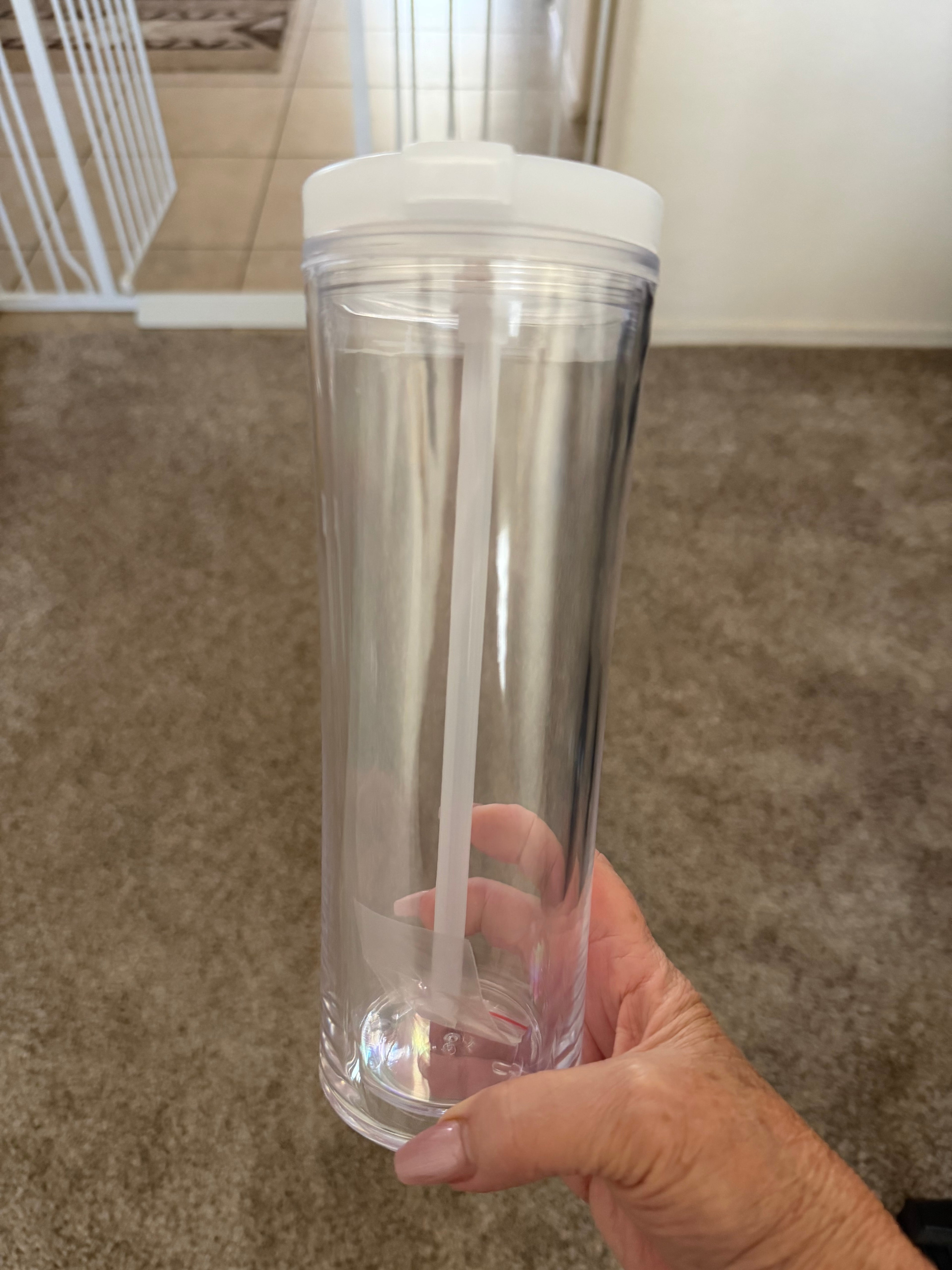 24oz  tumbler clear