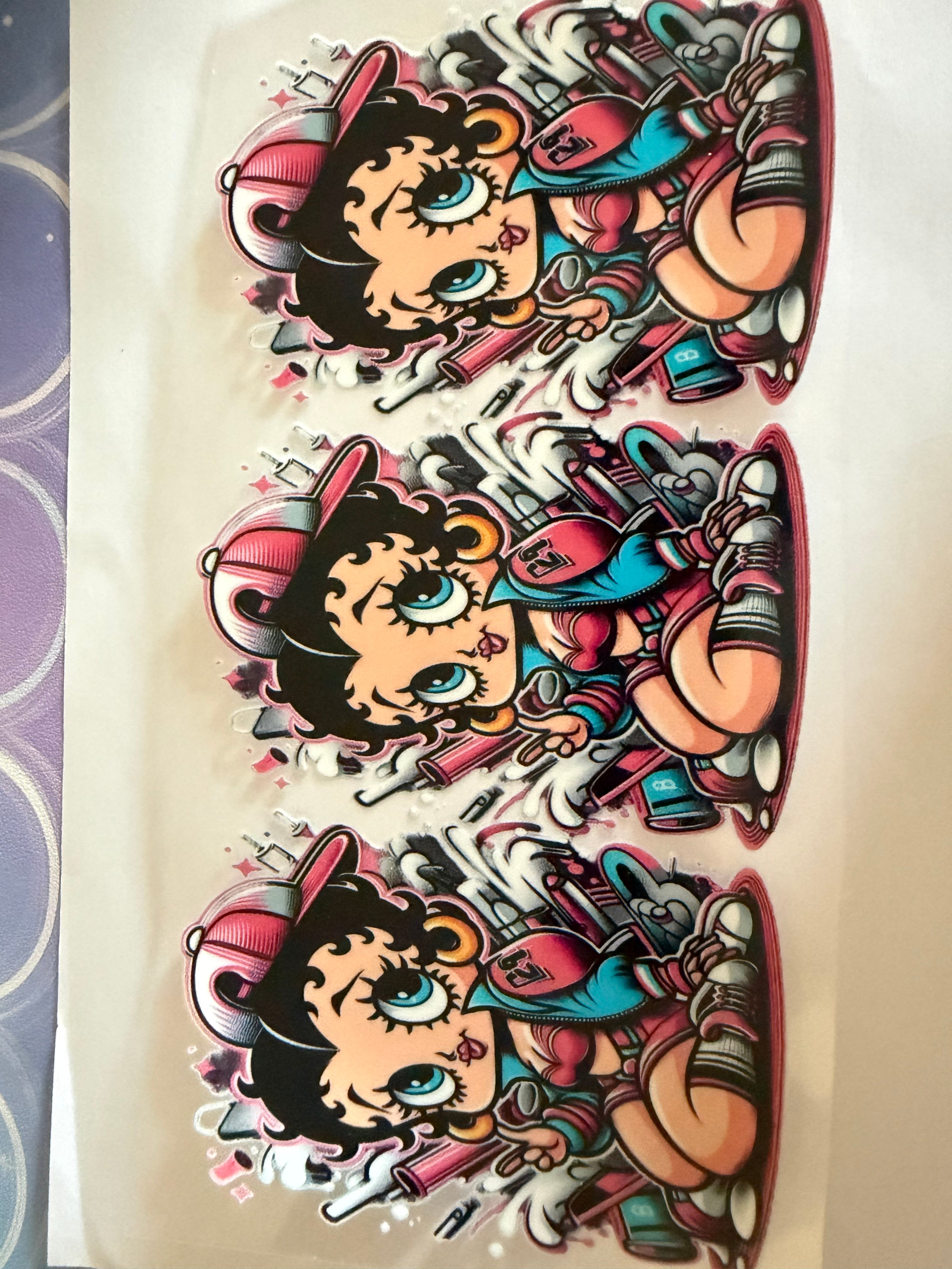 Betty boop wrap 1