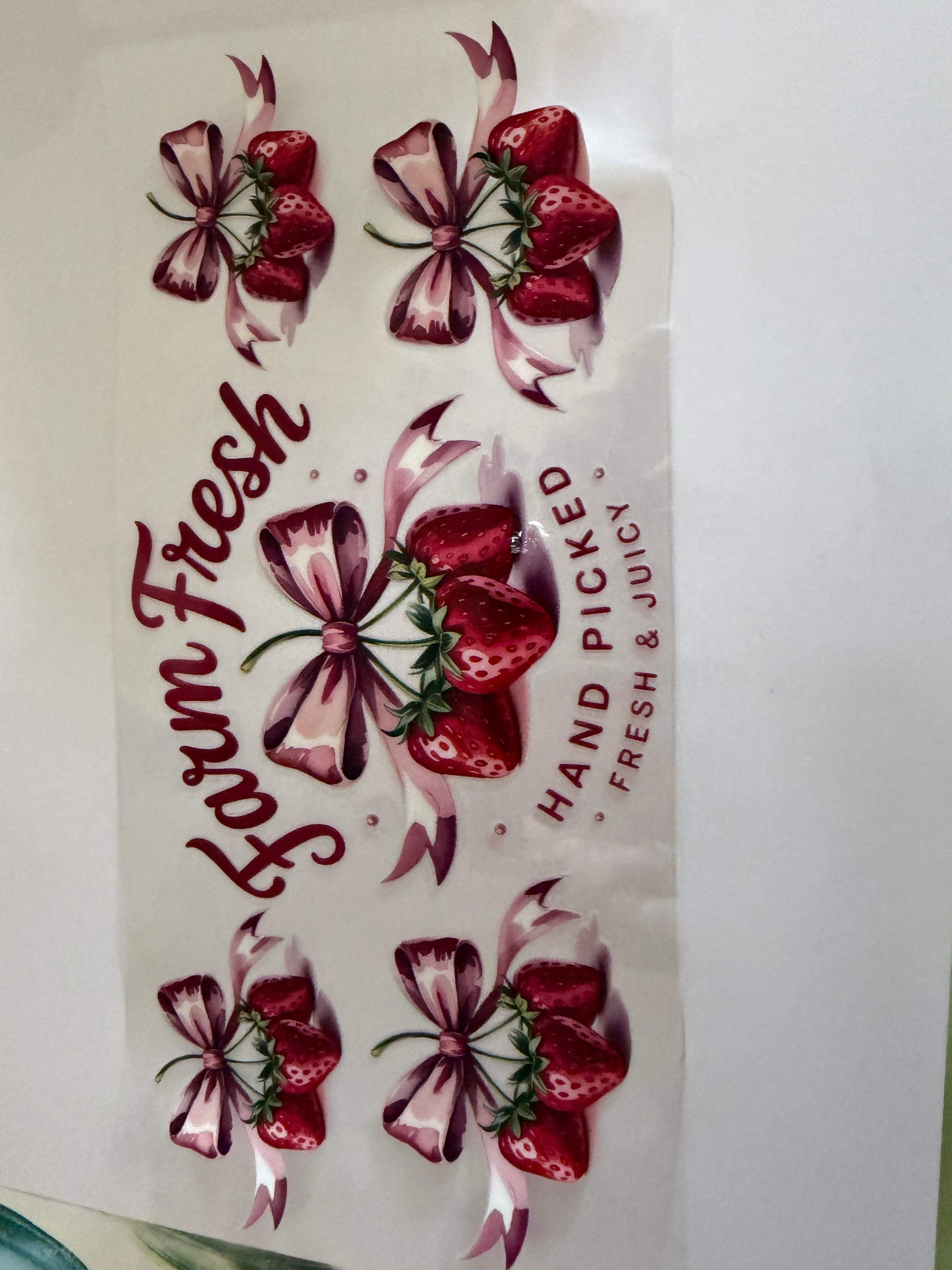 Cherry’s and strawberry 12
