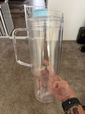 40 oz  Blue lid